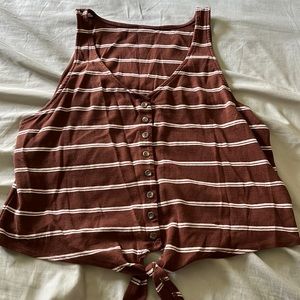 Stripped Cropped Tank!